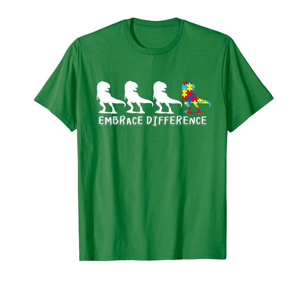 

Autism Awareness Dinosaur Embrace Difference Shirt Boys Girl, Mainly pictures