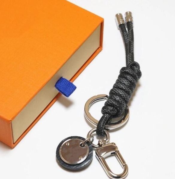 

designer fashion rope letter key chain accessories key ring letter luxury pattern car keychain jewelry gifts with box, Silver