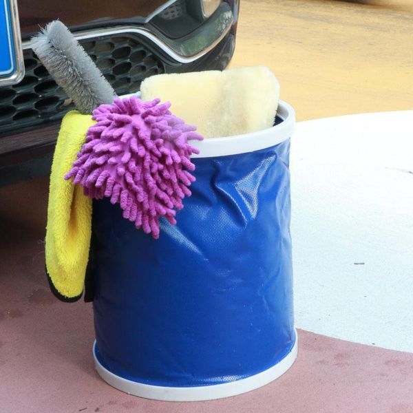 

car organizer portable vehicle-mounted sundries storage bag travel folding barrel for ix35 ix45 ix25 i20 i30 sonata,verna,solaris