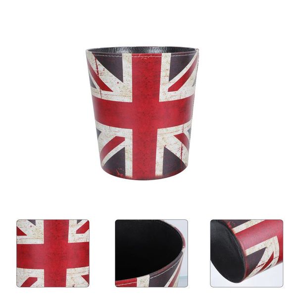 

waste bins 1pc retro storage bin container home trash can basket