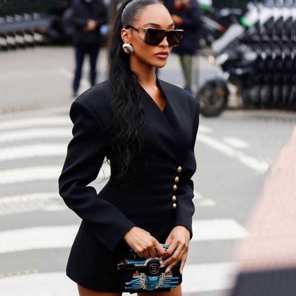 

wholesale autumn and winter women's black long sleeve v-neck mini celebrity cocktail party dress casual dresses, Black;gray