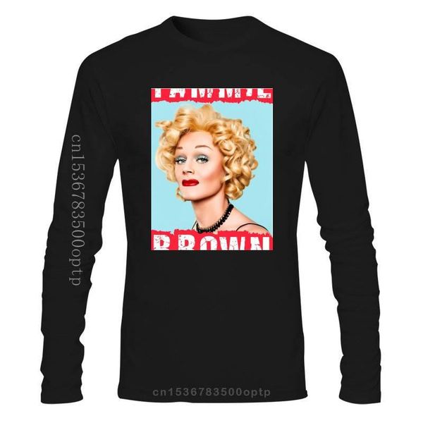 

men's t-shirts men tshirt tammie brown rupauls drag race t shirt printed t-shirt tees top, White;black