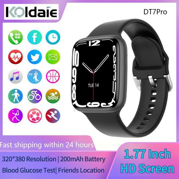 

smart watches series 6 7 45mm smartwatch gps waterproof remote pgraphing sport fitness tracker heart rate monitor blood pressure watch for a