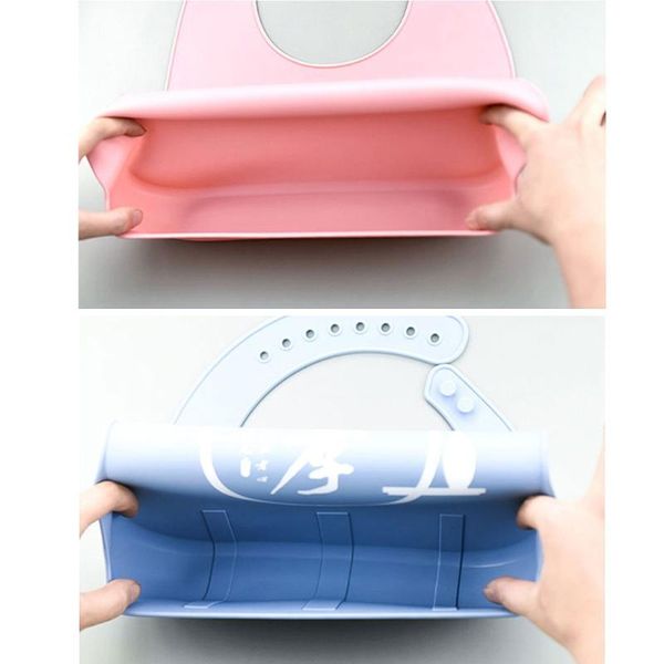 

adults waterproof anti-oil silicone bib elderly aged mealtime cloth protector senior citizen aid aprons 124d bibs & burp cloths