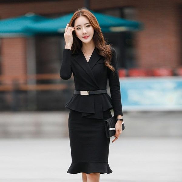 

casual dresses ff1510, Black;gray