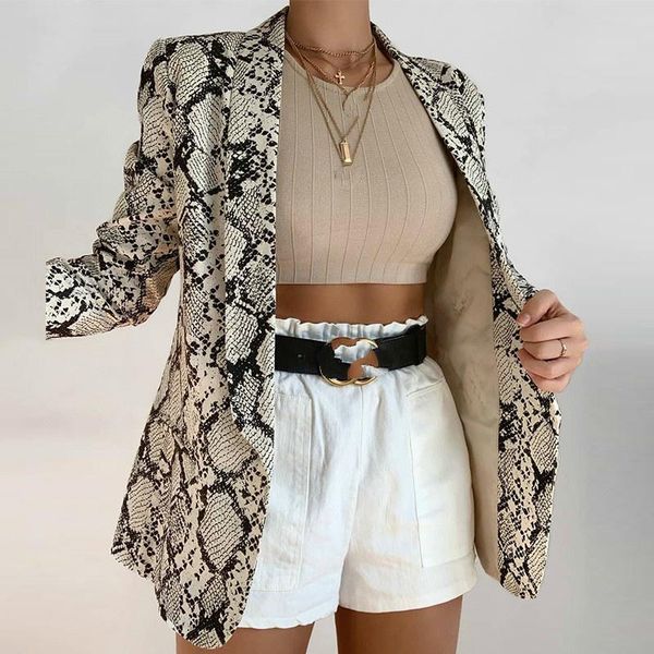 

women's trench coats white office coat, long sleeve single button, leopard jacket, pocket, autumn and winter, 2021, Tan;black