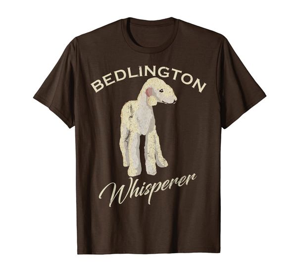 

Vintage Bedlington Terrier Whisperer Gift Love Dog Pet Funny T-Shirt, Mainly pictures