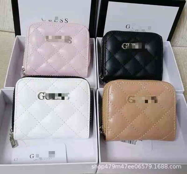 

vb767937 lingge zipper short zero wallet, Red;black