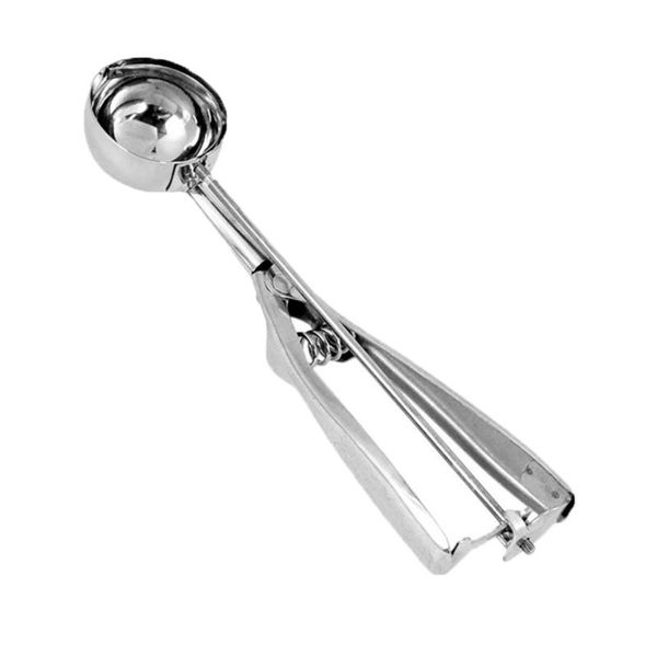 

spoons ice cream spoon stainless steel spring handle masher cookie scoop ball digger dessert stirring household