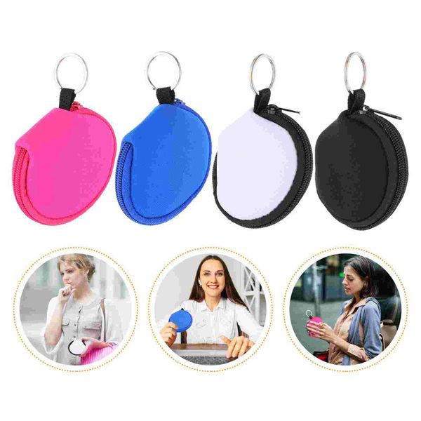 

storage bags 4pcs mask bag neoprene headphone organizer waterproof