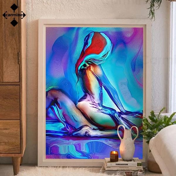 

paintings multicoloured nude couple canvas poster modern wall art print pictures for bedroom decoration fashionable no frame painting