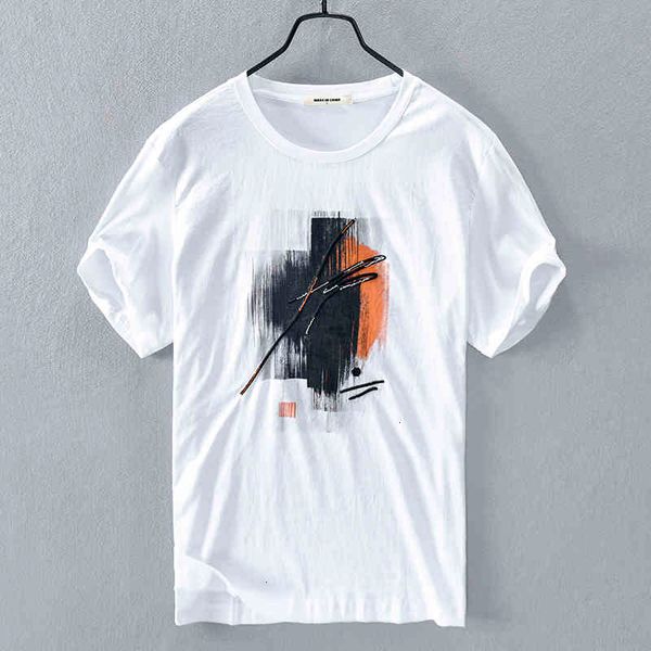 

men's t-shirts summer style t-shirt white stitching embroidery round neck t shirt for men fashion comfortable tshirt mens camisa 10a9, White;black