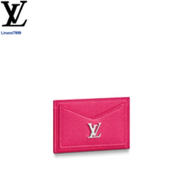 

key women wallets brand phone card holder designer real leather long luxury chain wallet pouches wer8 card holders m68555 lockme cases purse, Red;black