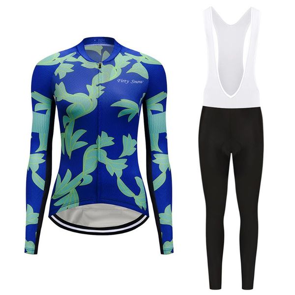 

lady cycling uniform dress outfit mountain road bike clothes kits mtb jersey sets women bicycle clothing suits trisuit wear racing, Black;blue