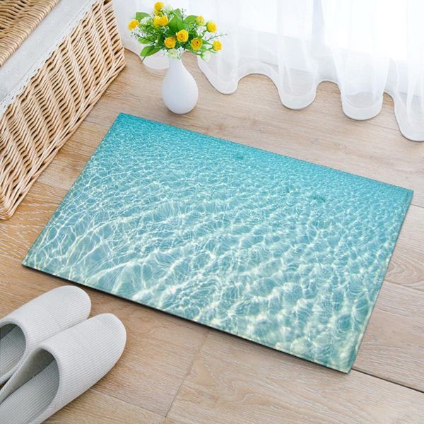 

carpets floor mat ocean print doormat home decor non-slip carpet rug absorbent bathroom shower bedside area
