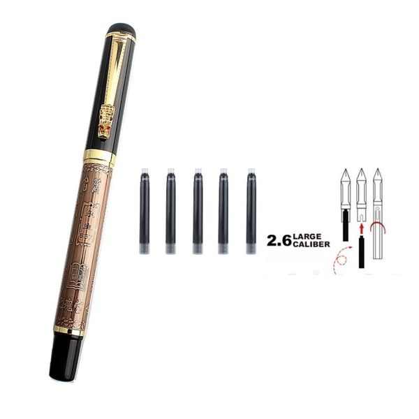 

fountain pens etal ink pen luxury dragon crystal diamond business men writing