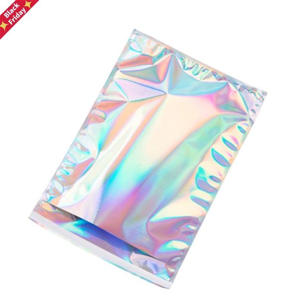 

50pcs/lot colorful laser mailing bags self sealing plastic envelopes storage bag clothes poly adhesive courier packaging gift wrap