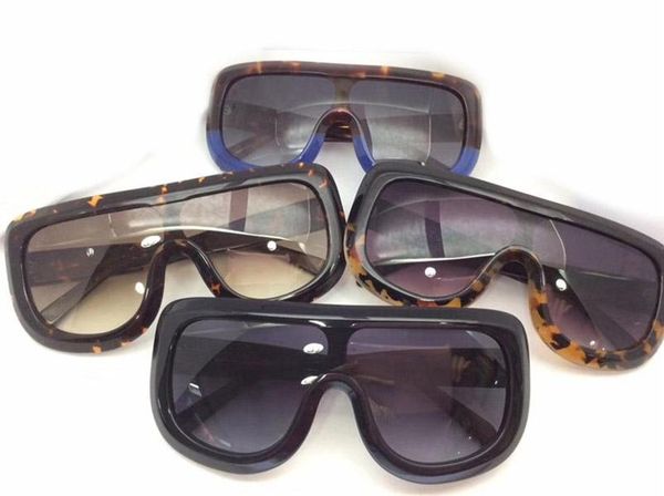 

41377 fashion sunglasses with uv protection for men and women vintage oval plank frame popular come with case classic sunglasses, White;black