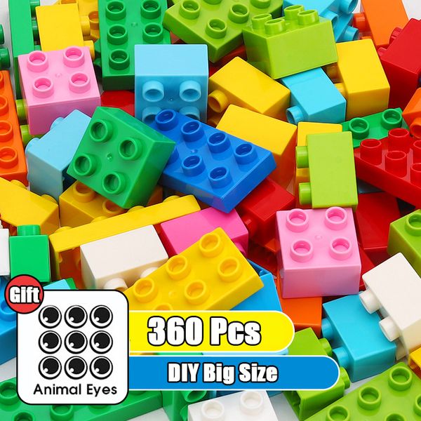

60-360pcs compatible with building blocks animal figurine classic city bricks consturction educational toys for children