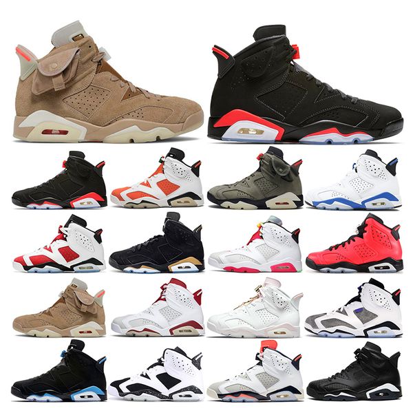 

men basketball shoes 6s british khaki gold hoops unc sneakers sports outdoor hare infrared floral tech chrome sail brown black cat mens trai