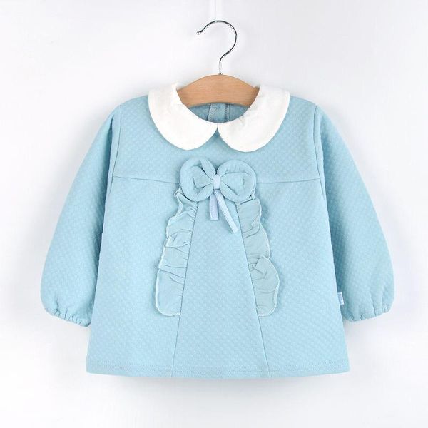 

thick warm baby outer wear inverted gown children's protective clothing waterproof anti-dressing princess dinner apron aprons