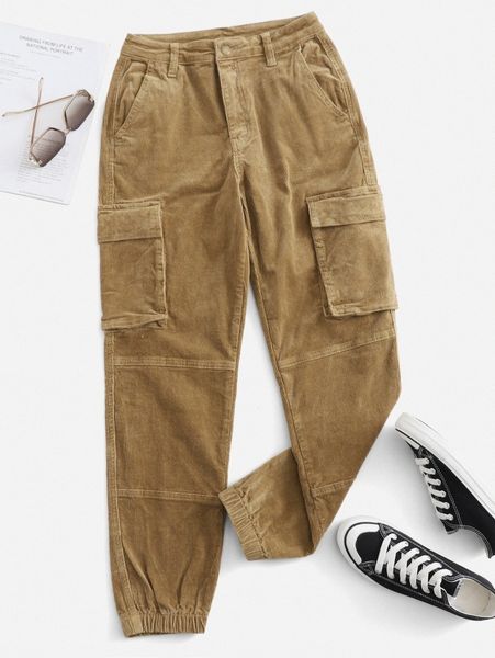 

flap pocket jogger pants w6uj#, Black;white