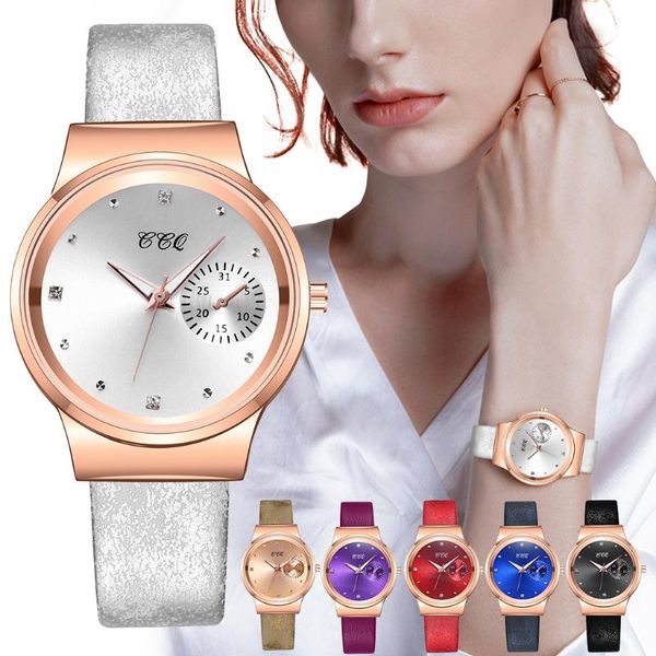 

wristwatches minimalist watches women 2021 fashion female quartz gifts clock casual ladies vintage leather zegarki damskie, Slivery;brown