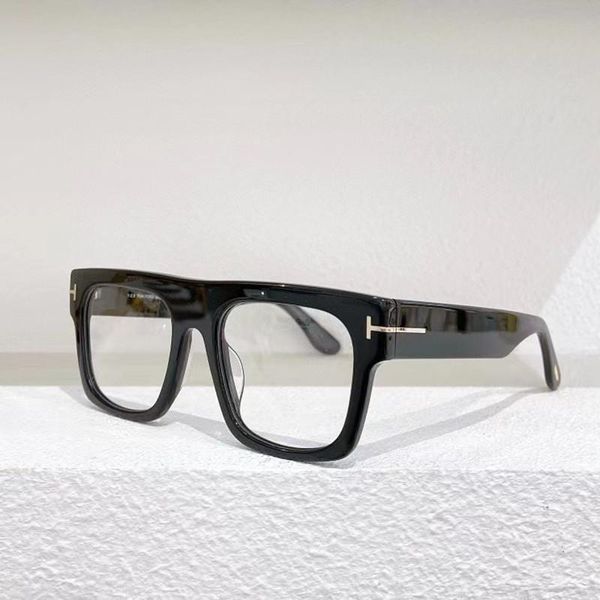 

fashion sunglasses frames vintage tom for man optical eyeglasses forde acetate women reading myopia prescription glasses 5634 with case, Black