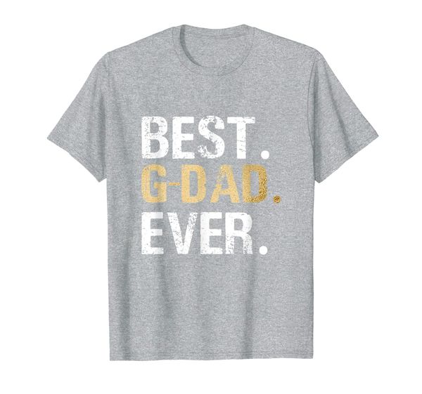 

mens g-dad graphic g-dad gift from granddaughter grandson t-shirt, White;black