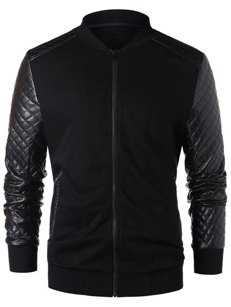 

fashion jacket men's coat, Black;brown