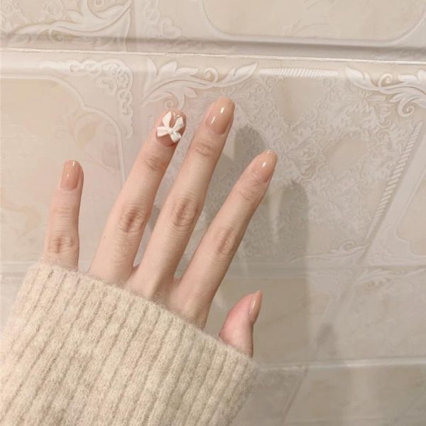 

false nails 24pcs glossy coffin fake pink size ballerina press on reuseable square manicure tips, Red;gold