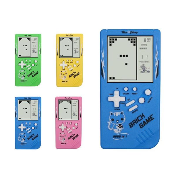 

game controllers & joysticks childhood retro classic tetris handheld player 2.7'' lcd electronic gametoys pocket console riddle ed