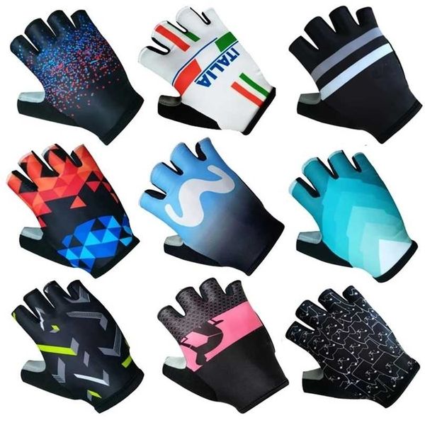 

mountain bike bicycle riding half-finger gloves non-slip shockproof equipment summer sunscreen outdoor sports 211214, Blue;gray