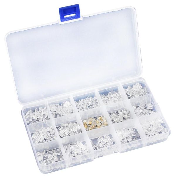 

sunglasses frames sunglass repair tool screw on eyeglass clear fashion transparent push in eyewear silicone non slip practical glasses nose, Silver