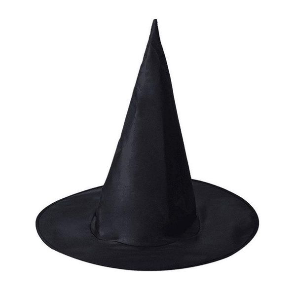 

party hats 1pcs hat velour witch sorceress womens black for halloween costume accessory peaked cap