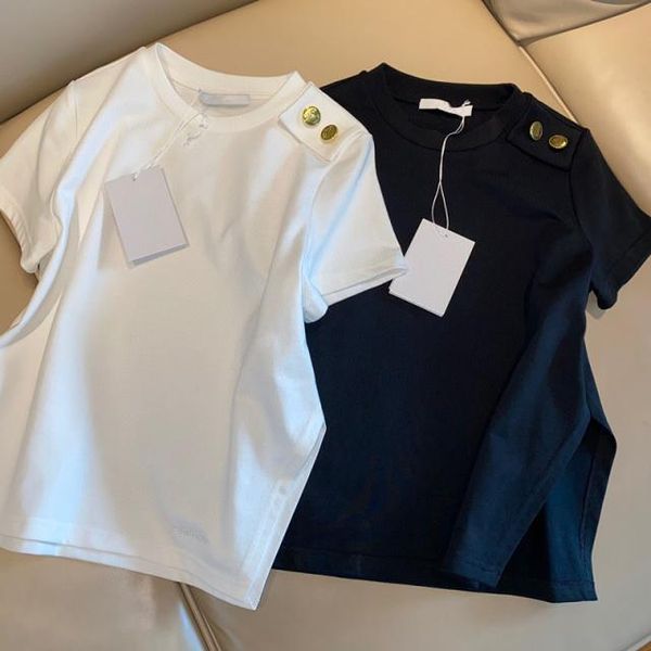 

at a glance, the irregular cutting small version is very thin fabric t-shirt in early spring, White