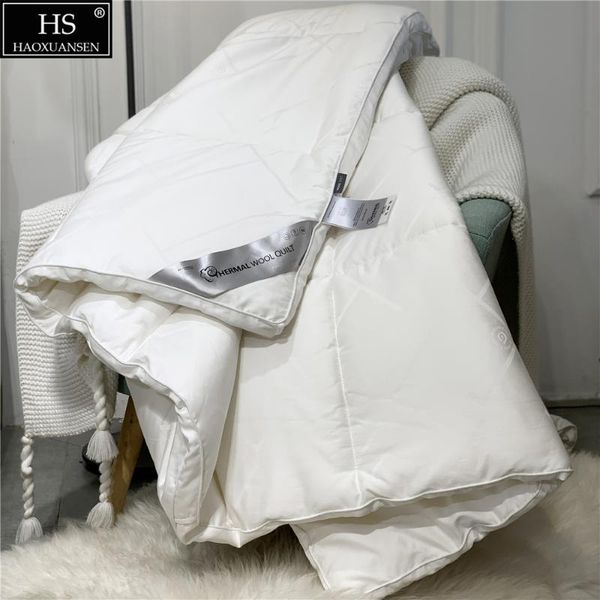 

comforters & sets warm soft close fitting wool quilt duvet comforter king queen size white fabric bedding bedroom australian imported merino
