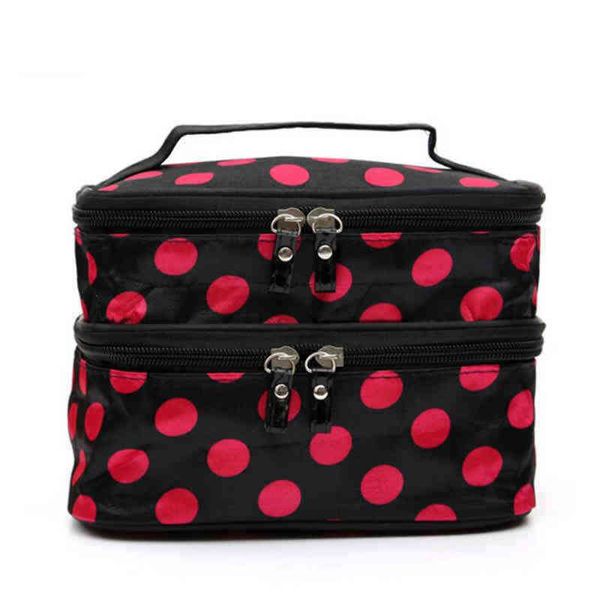 

nxy cosmetic bags women hanging double layer travel functional zipper makeup case make up organizer storage pouch toiletry 220303