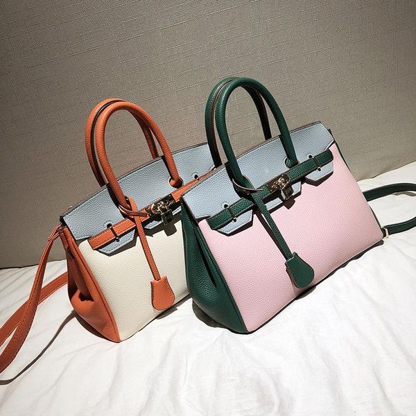

evening bags ladies bag litchi platinum fashion handbag big shoulder bride 2021
