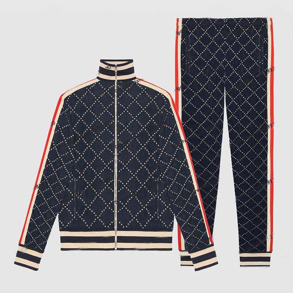 

mens tracksuit cardigan high neck jogger fashion women's sportswear trend jogging athletic wear pants jacket casual suit, Gray