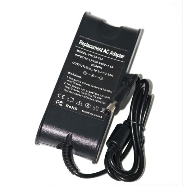 Adaptador de alimentação de 65W 90W para Dell Latitude Inspiron 19.5V 3.34A 4.62A 7.4 * 5.5mm Laptop AC carregador