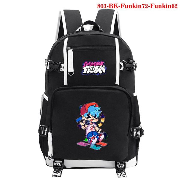 

backpack children school bag friday night funkin print casual knapsack for teenage girls boys travel bagpack men bookbag mochila