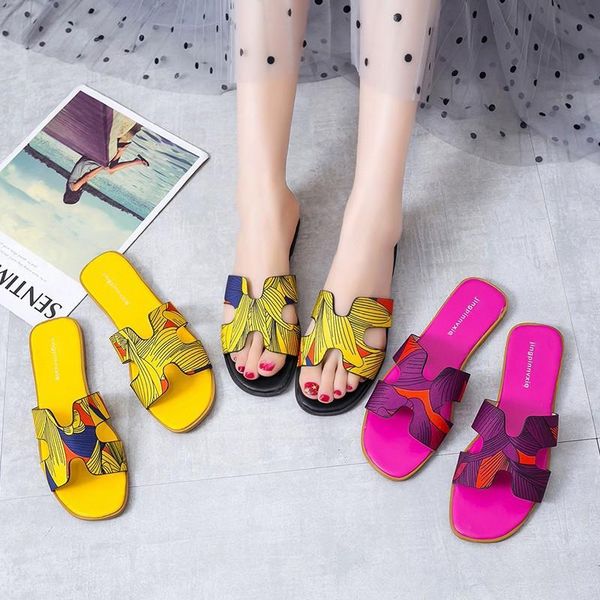 

slippers 2021 summer female outer wear korean flat bottom ladies lazy beach flip flops fashion, Black