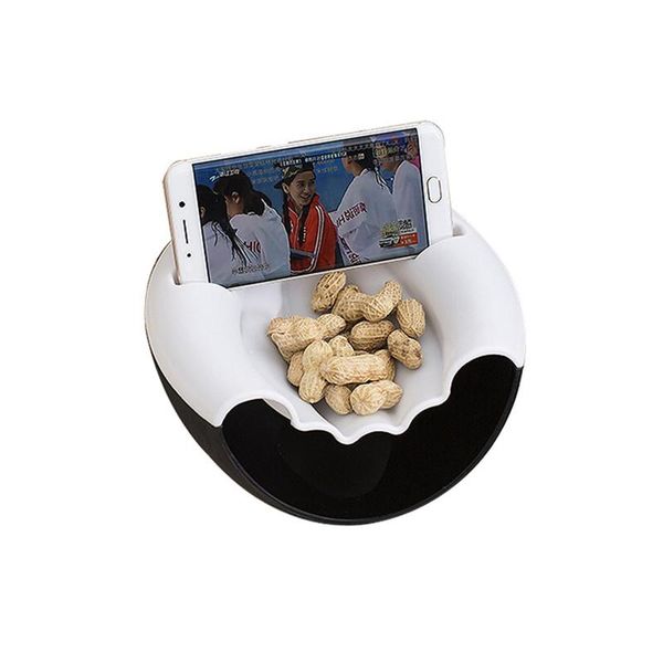 

kitchen storage & organization white snacks box double layer dry fruit containers household plate dish organizer seeds black boxes