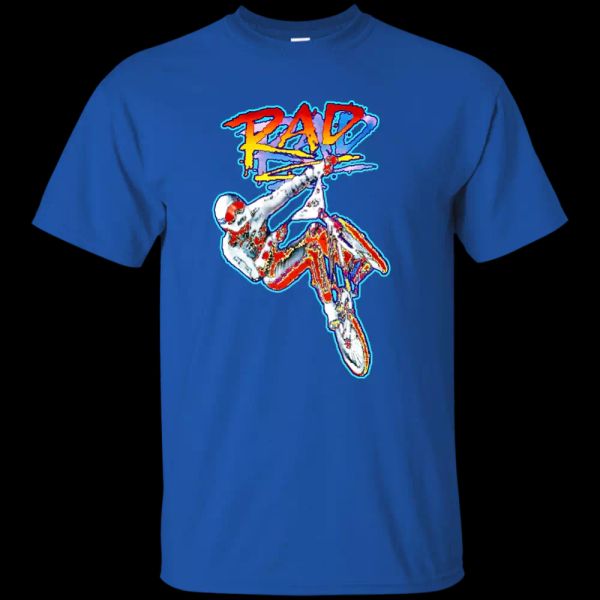 

Rad, Freestyle, BMX, Movie, Freestyle, Bike, trick, jump - T-Shirt, White;black