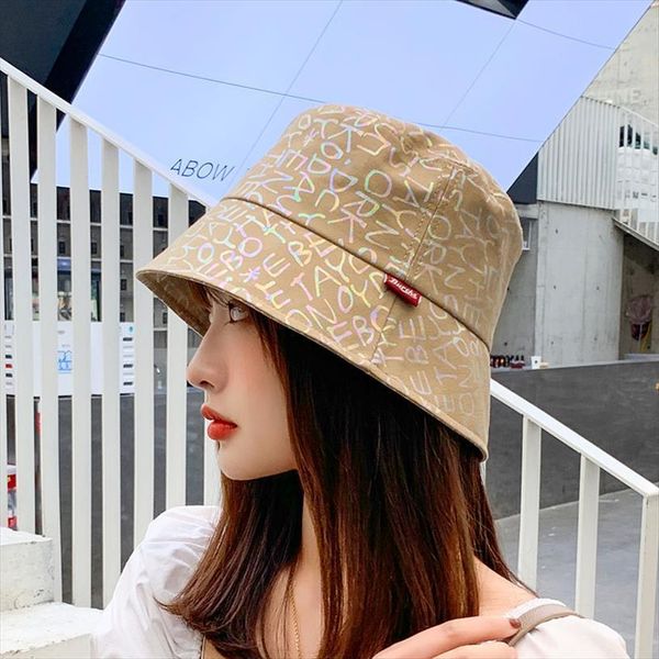 

panama womens bucket hat for solid color hats women sautumn and summer fashion cowboy hip hop cap, Blue;gray