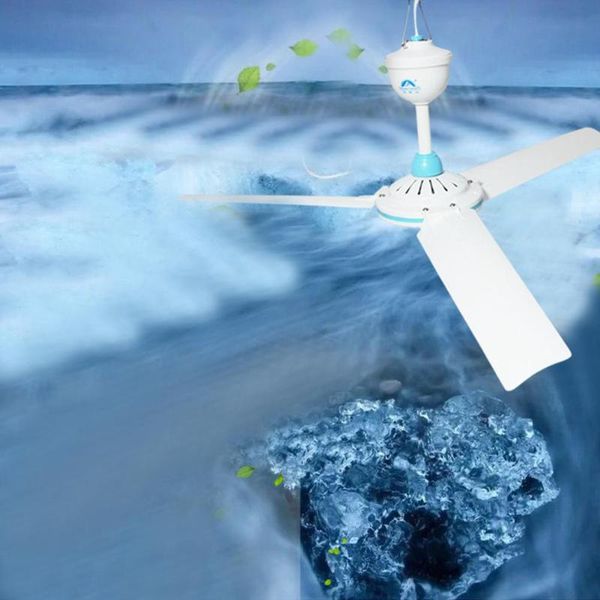 

electric fans dc 12v ceiling hanging fan household camping electrical
