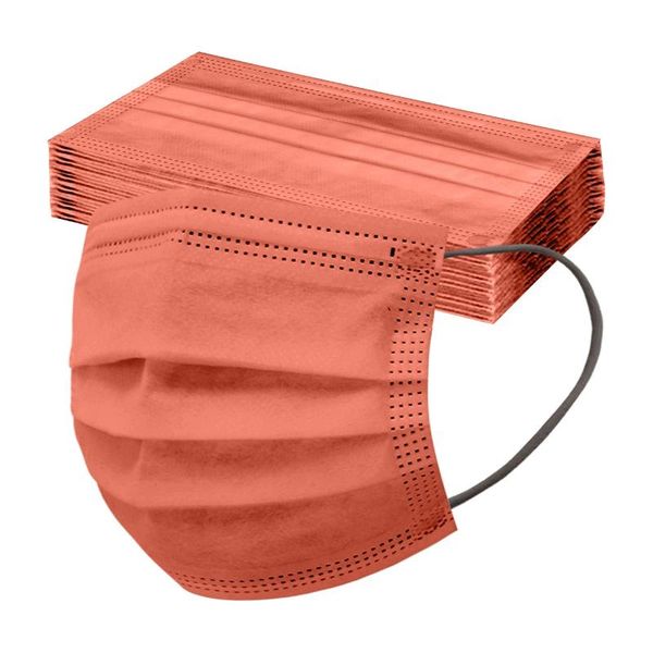 

other event & party supplies 50pc 3-layer melt blown fabric protective face mouth masks morandi disposable mask skin-friendly dustproo