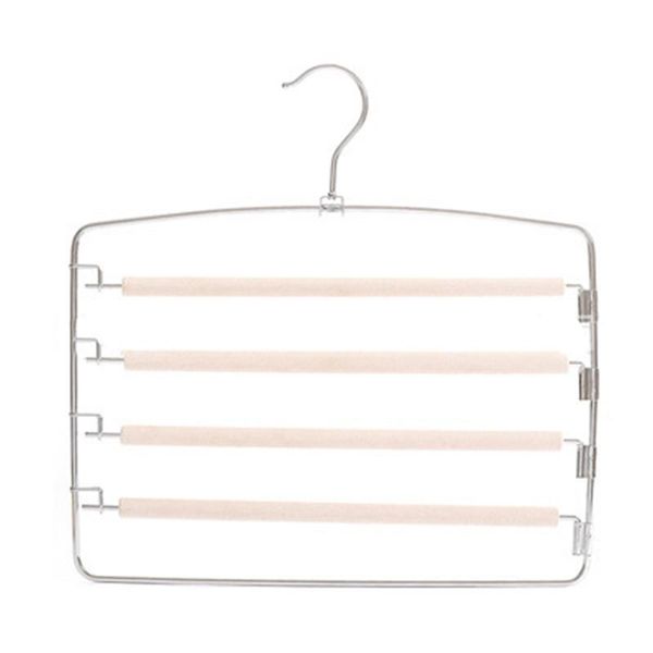 

hangers & racks household clothes multi-layers anti-slip foam padded pants closet storage organizer ye-