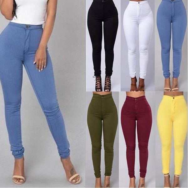 

women's leggings 2021 women fashion casual tight-fitting high-waisted feet pants solid color plus size clothing, Black